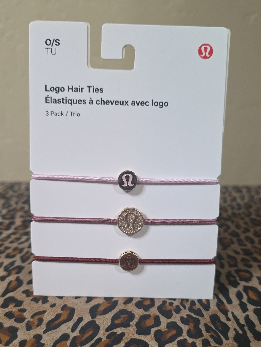lululemon athletica Logo Hair Ties Trio